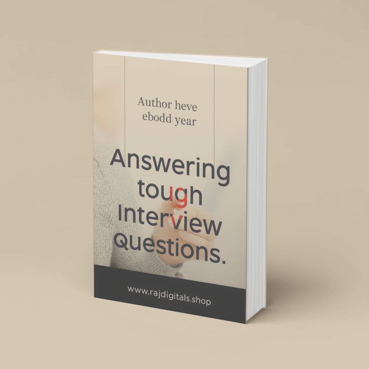 Answering Tough Interview Questions