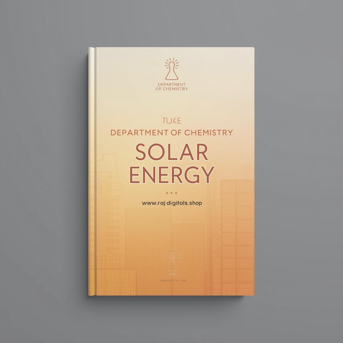 Solar Energy - Department of Chemistry